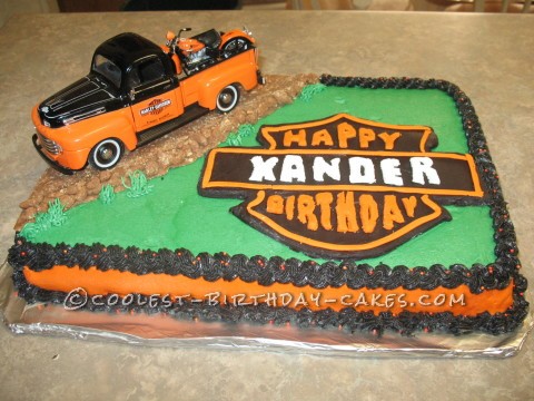 Coolest Harley Davidson Cake