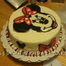 Cool Buttercream Minnie Mouse Cake