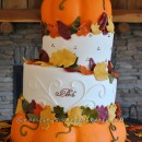 Coolest Pumpkin Wedding Cake