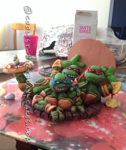 Amazing Teenage Mutant Ninja Turtles Birthday Cake