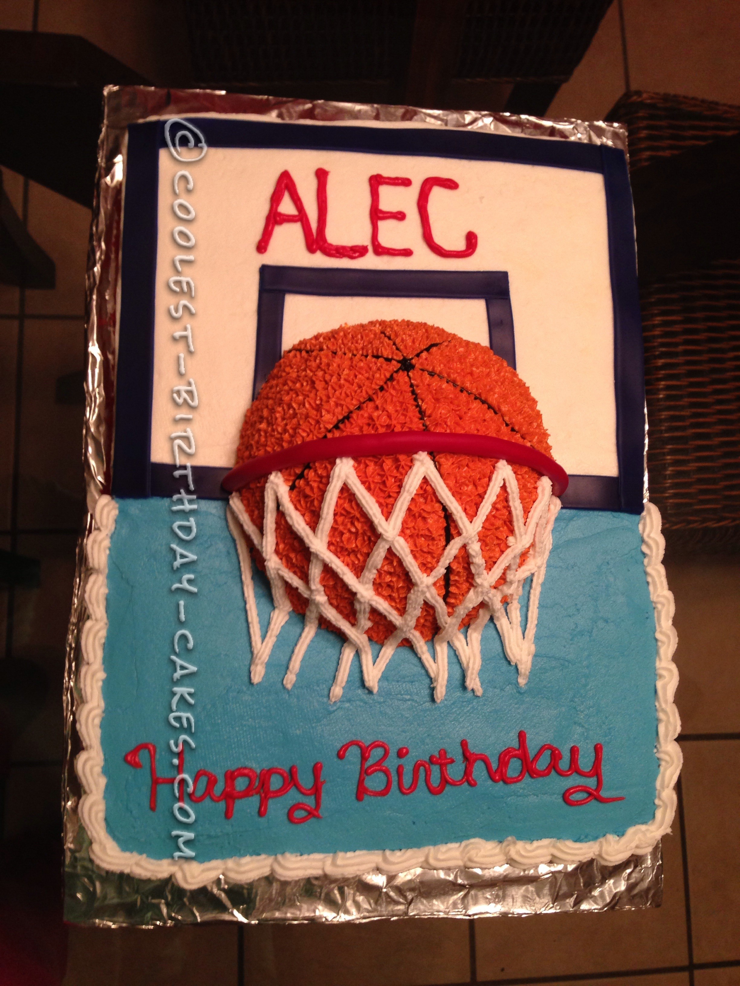 Awesome Basketball Cake