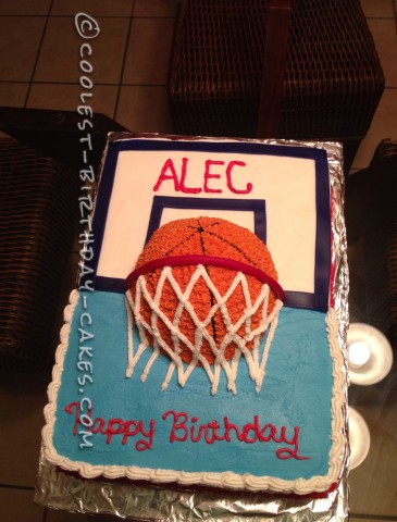 Awesome Basketball Cake