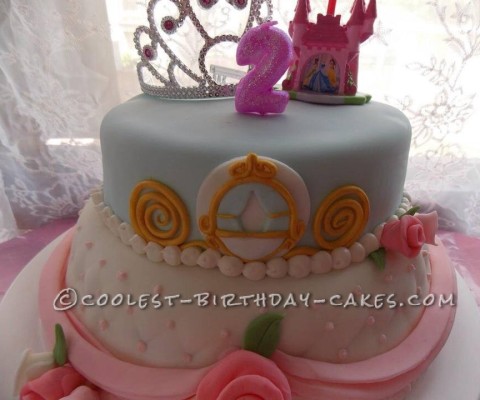 Beautiful Princess Cake for a 2 Year Old Girl