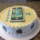 Coolest Chocolate iPhone Cake