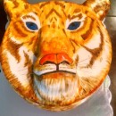 Coolest Hand-Painted Tiger Cake
