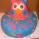 Owl Cake - My First Attempt at Using Fondant