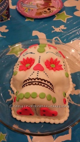 Cool Sugar Skull Cake