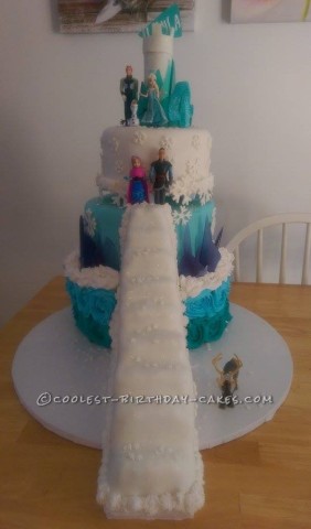 Fabulously Ornate Frozen Cake
