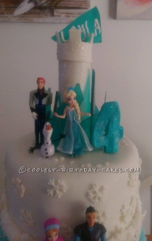 Fabulously Ornate Frozen Cake