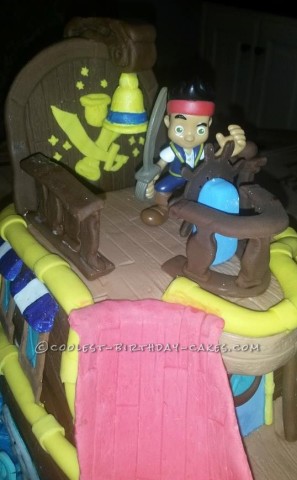 Coolest Bucky Pirate Ship Cake