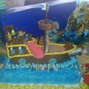 Coolest Bucky Pirate Ship Cake