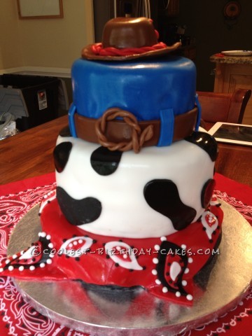 Coolest Western Cowboy Cake