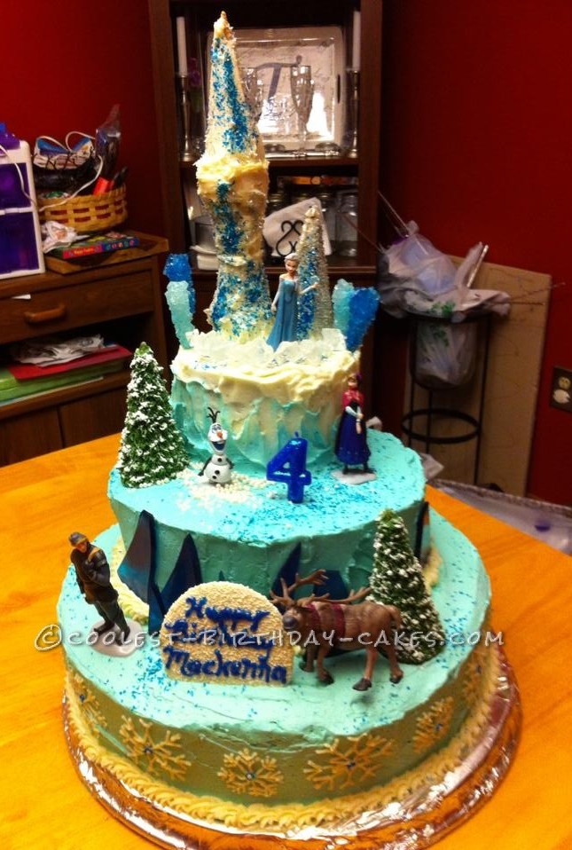 Frozen Birthday Cake Beautiful Frozen Themed Cake