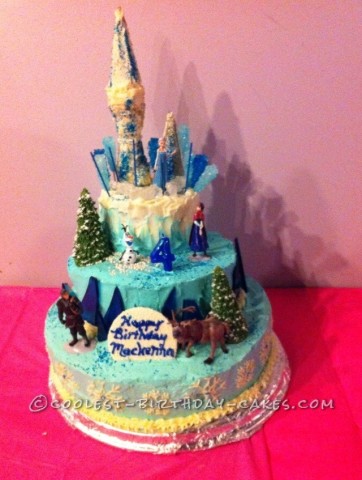 Frozen Frenzy Princess Elsa Cake