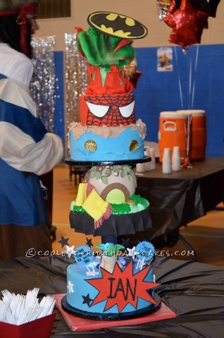 Ultimate HERO Cake For A Real Life Superhero