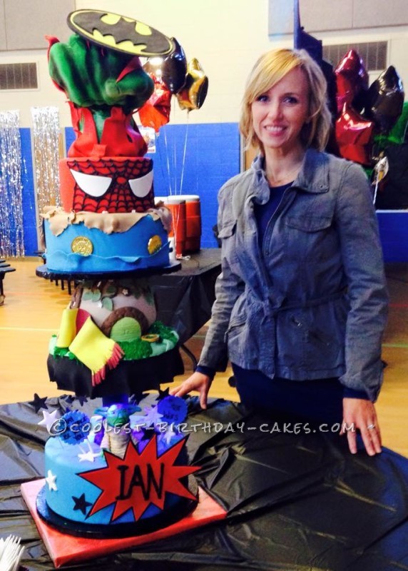 The Ultimate Superheroes Cake