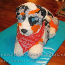 Awesome Australian Shepherd Puppy Cake