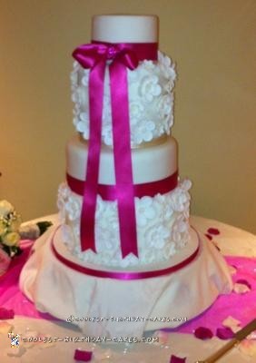 Coolest Flower Wedding Cake