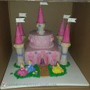 Magical 5th Birthday Princess Castle Cake