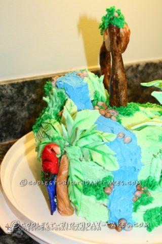 Coolest Rainforest Animals Cake