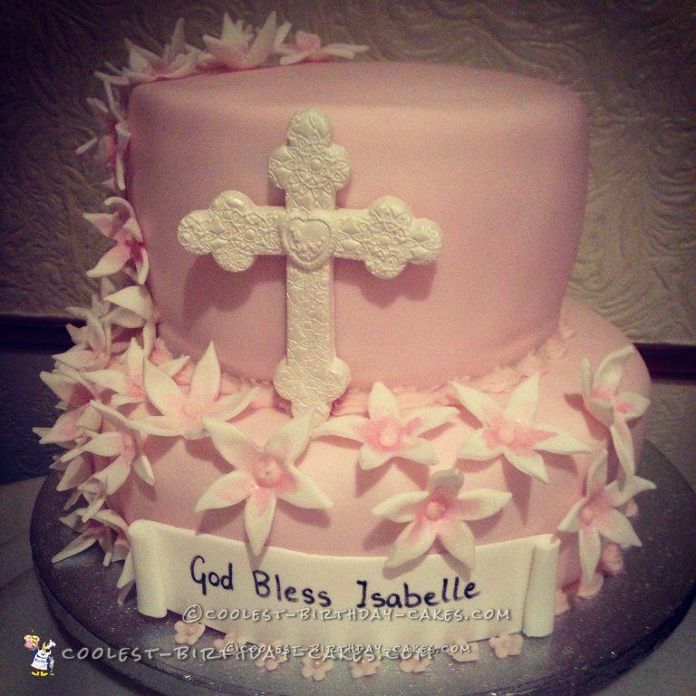 Cool Baptism Cake