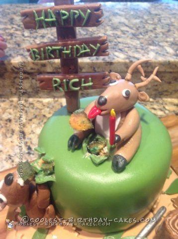Hunter Gets a Surprise Deer Hunting Cake