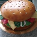 The First Hamburger Cake I Ever Made