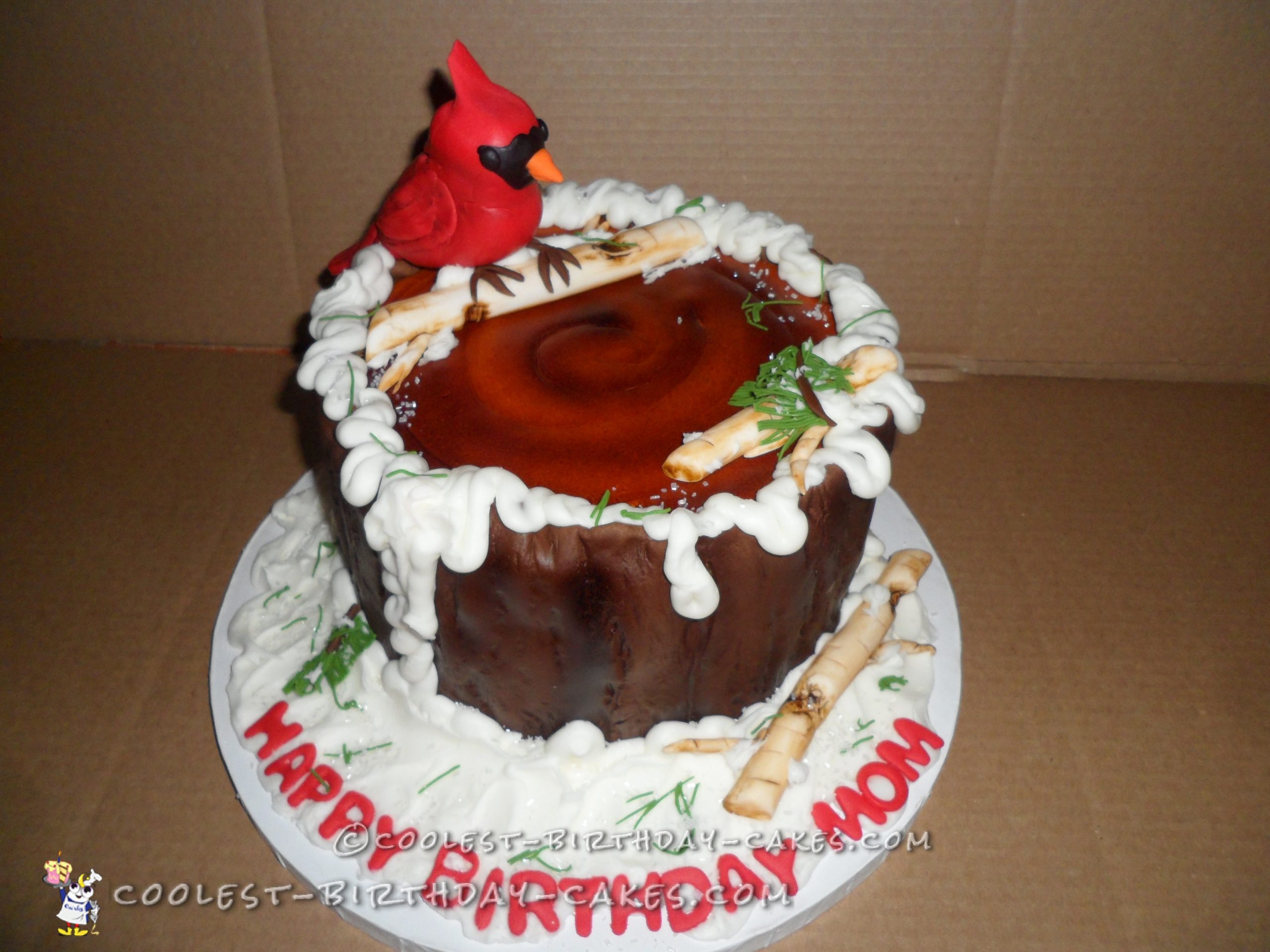 Cool Cardinal Cake