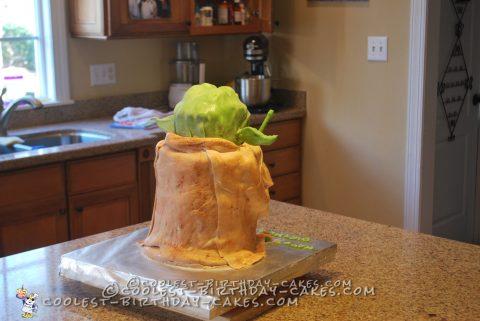 Epic Fail Turns into Awesome 3D Yoda Cake