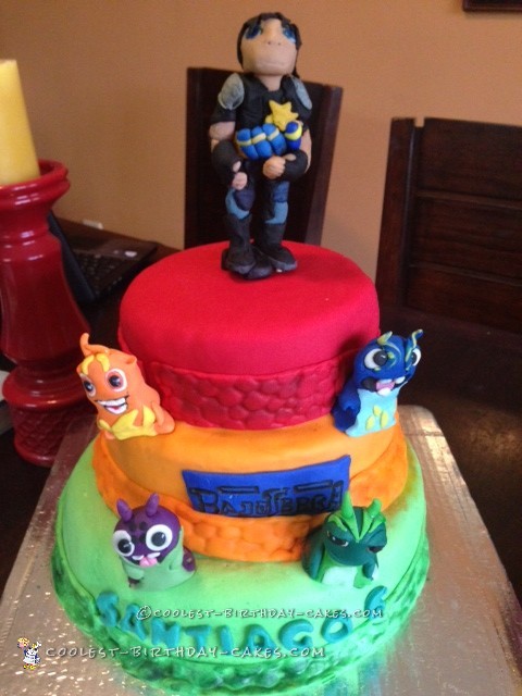 Coolest Bajo Slugterra Cake for a 6 Year Old Boy