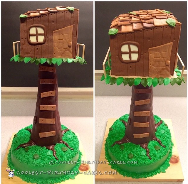 Cool Tree House Cake for the Kid in All of Us