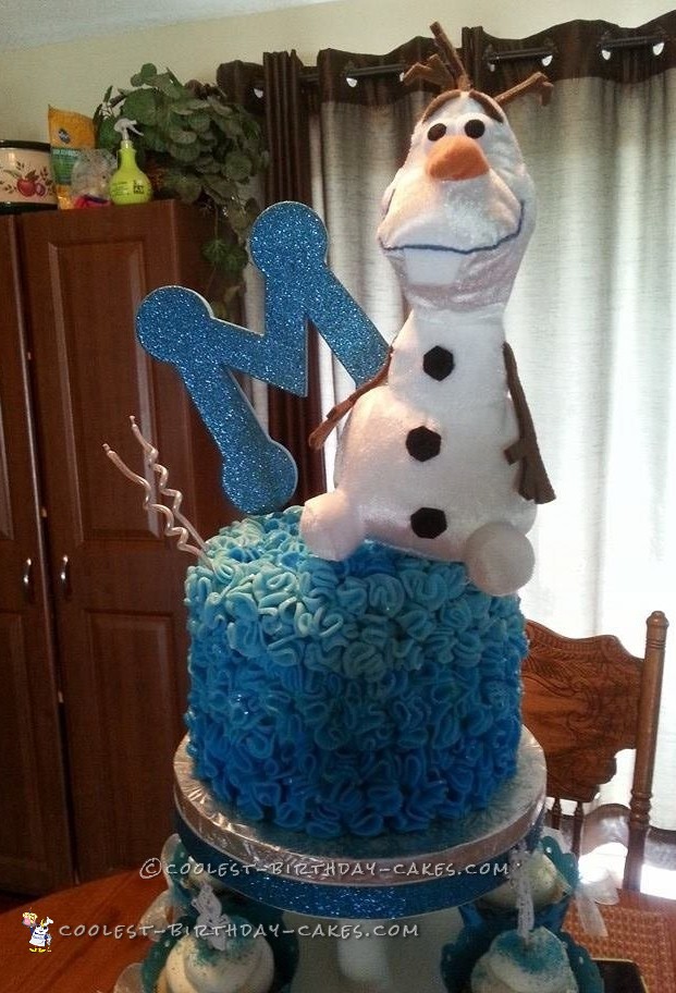Coolest Frozen Olaf Cake
