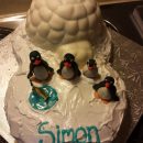 Very Cool Pingu Penguin Cake