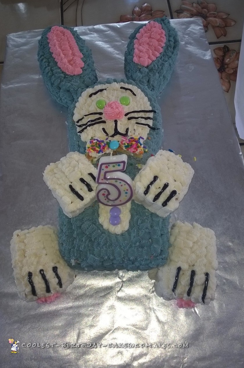 Birthday Bunny Cake Worth the Aggravation