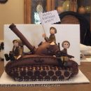Coolest Army Tank Cake