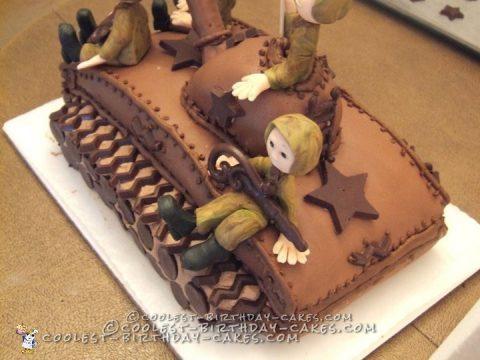 Coolest Army Tank Cake