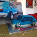 Coolest 2nd Birthday Car Cake