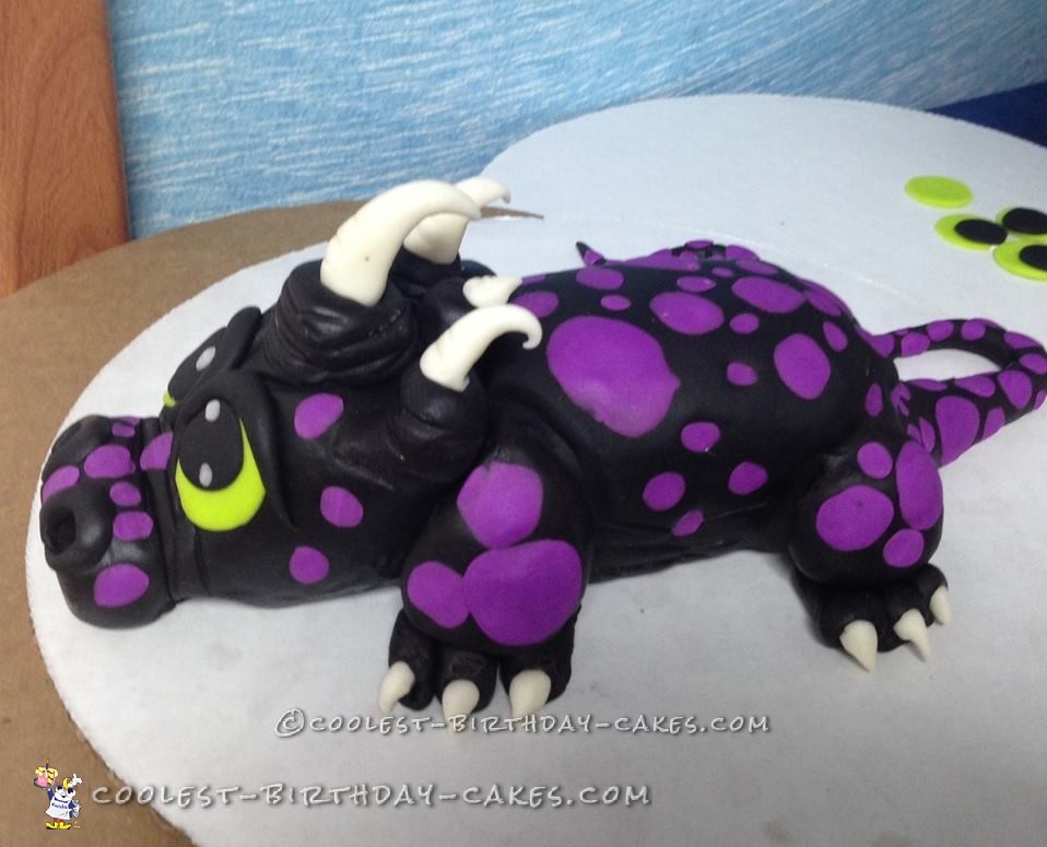 Coolest Baby Dragon Cake