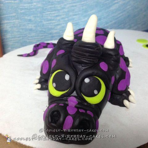Coolest Baby Dragon Cake
