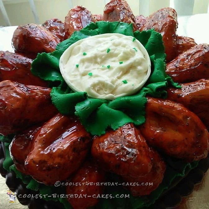 Coolest Prank Hot Chicken Wings Cake