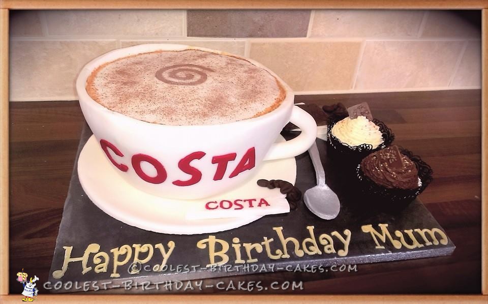 Costa Coffee Cup Cake