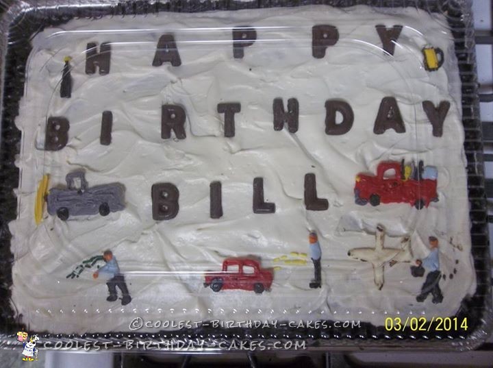 Wild Bill Adventures 60th Birthday Cake