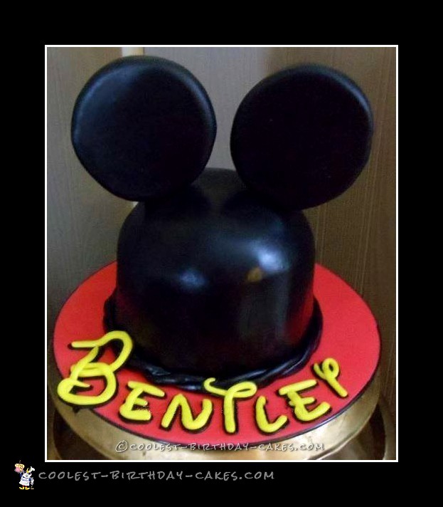 Coolest Homemade Mickey Mouse Birthday Cake