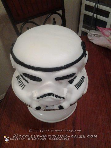 Awesome 3D Storm Troopers Helmet Cake