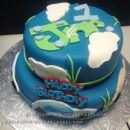 1st Birthday Cloud Cake