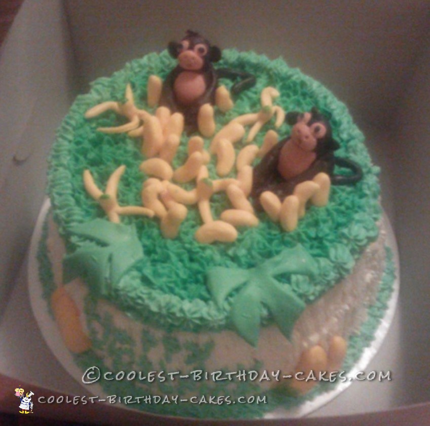 Coolest Monkey Birthday Cake