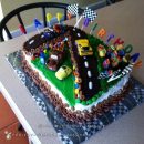 Coolest Cars Race Track Birthday Cake