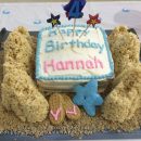 Beach Party Sandcastle Birthday Cake