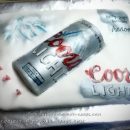 Awesome Coors Light Birthday Cake