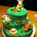 Coolest Bunny Birthday Cake